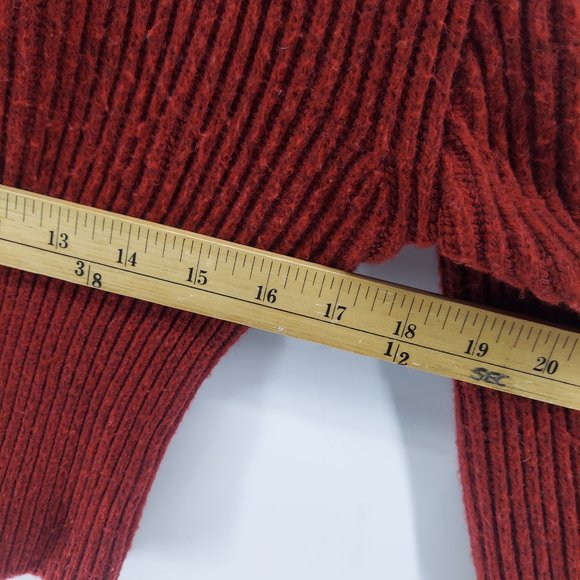 Zara knit Ribbed knit sweater size small balloon sleeve - Picture 4 of 8